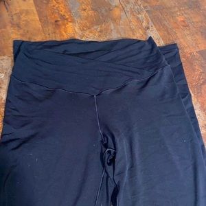 aerie crossover flare leggings